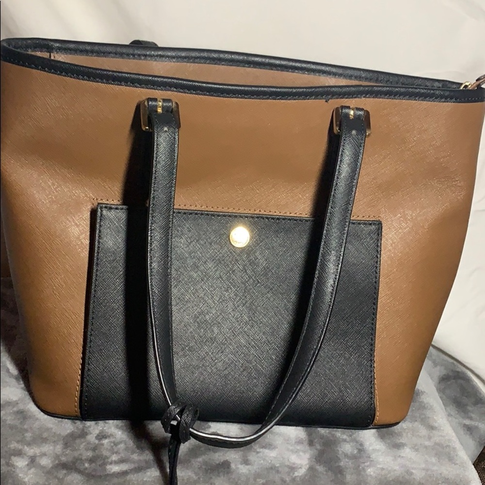 Michael kors brown/black tote purse